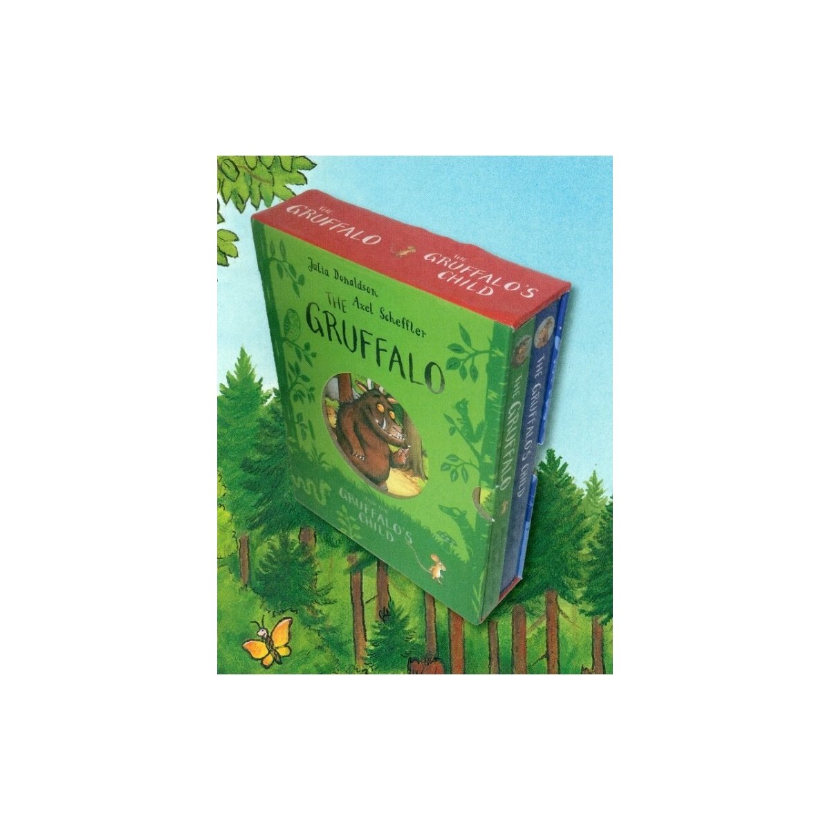 De Gruffalo / Het kind van de Gruffalo kartonboekjes in cassette - Julia Donaldson