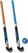Angel Sports Hockey Set En Plastique 34 Pouces - Orange / Bleu