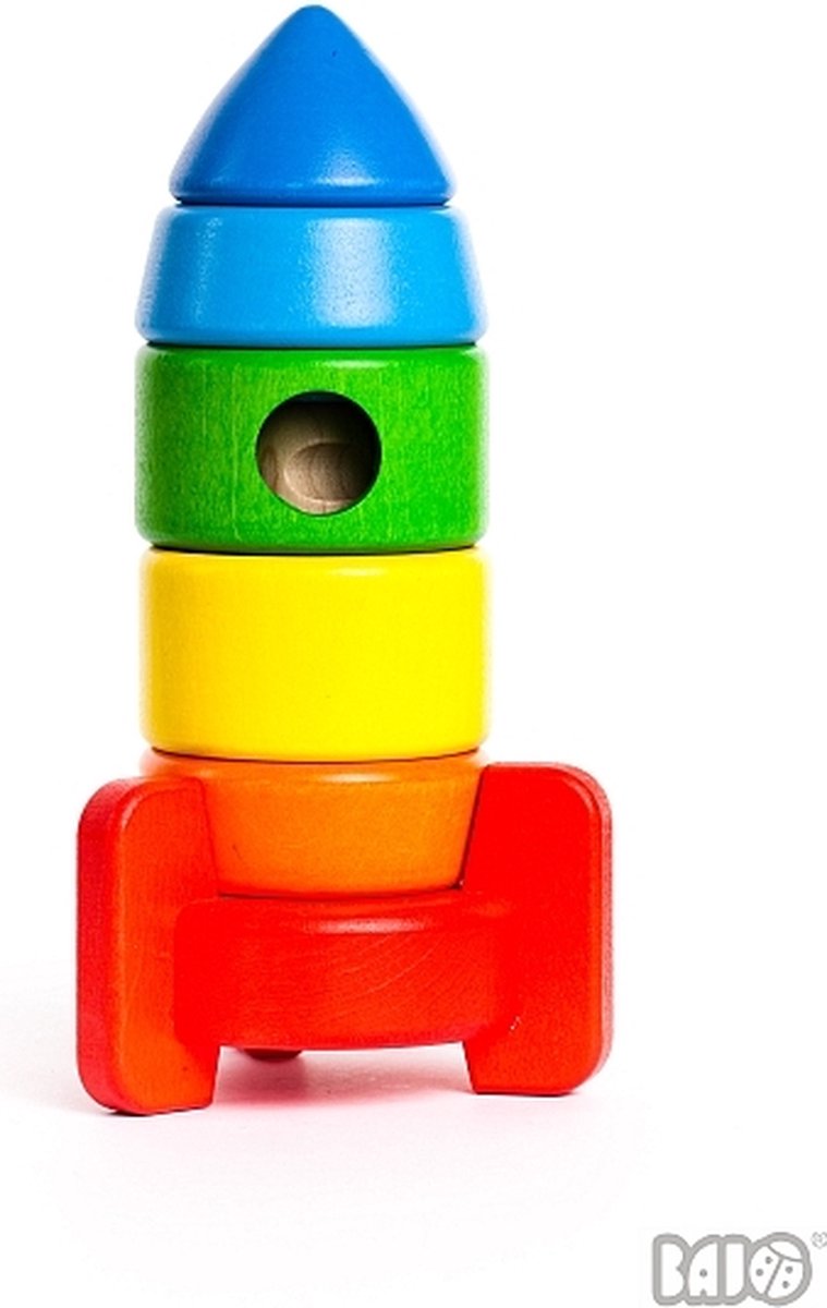 Bajo Houten Stapelfiguur - Raket