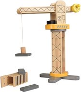 Egmont Toys Houten bouwkraan met magneethaak 18,5x27,5x34 cm