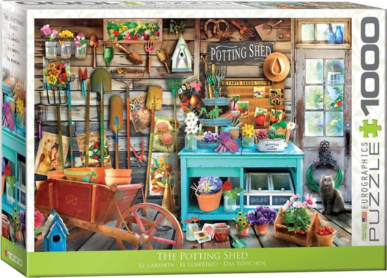 Eurographics - De Oppotschuur (The Potting Shed) - 1000 stukjes - Legpuzzel