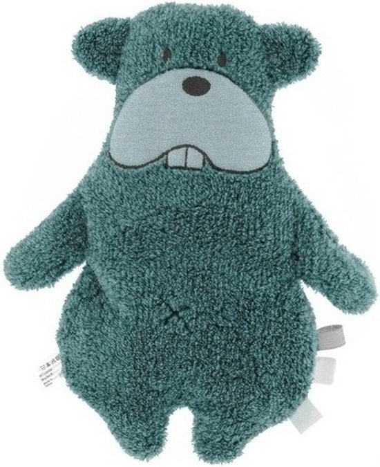 Groene bever knuffel