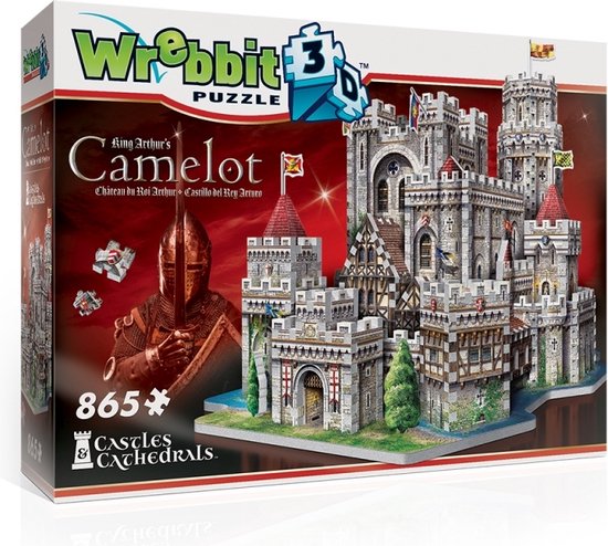 Foto: Wrebbit 3d puzzel king arthur s camelot 865 stukjes