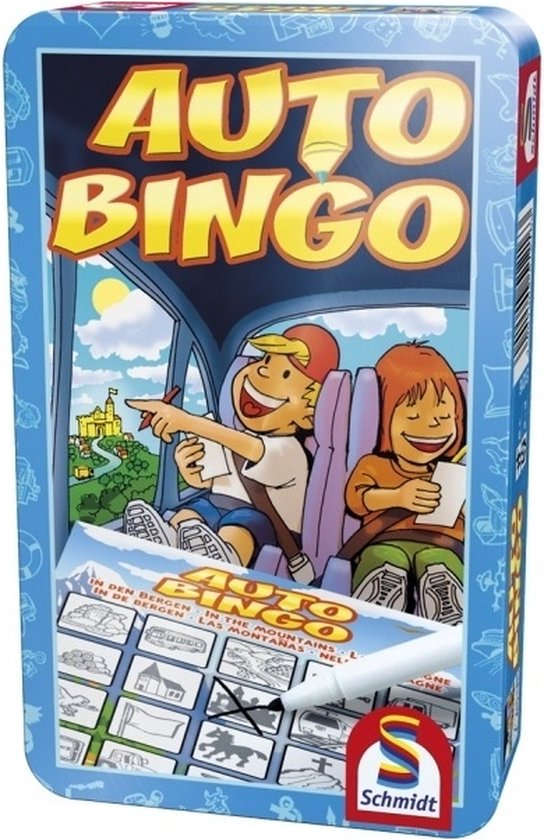 Auto Bingo - Tin Box - reisspel