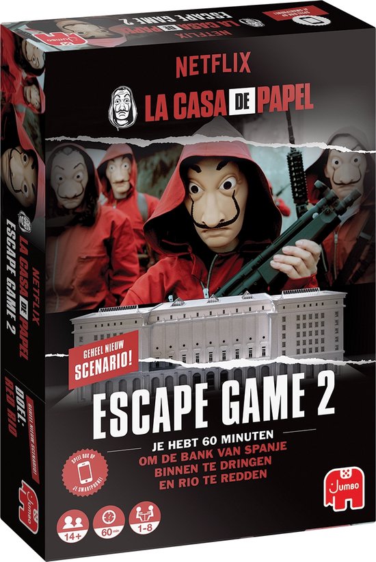 Jumbo La Casa de Papel Escape Game 2 - Escape Room Bordspel
