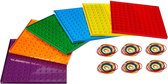 TickiT Geoboard Mixed Colour 15Cm