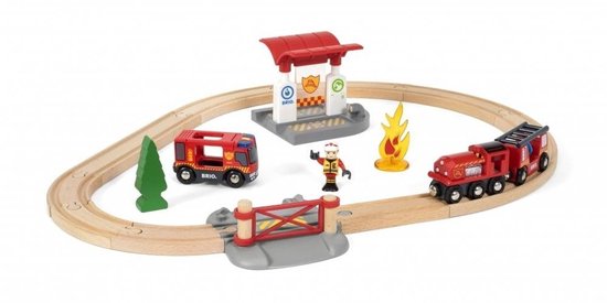 BRIO Treinset bij de brandweer - 33815