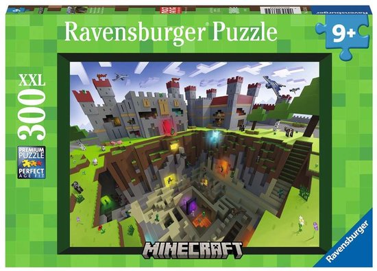 Ravensburger puzzel Minecraft Cutaway - Legpuzzel - 300 XXL stukjes