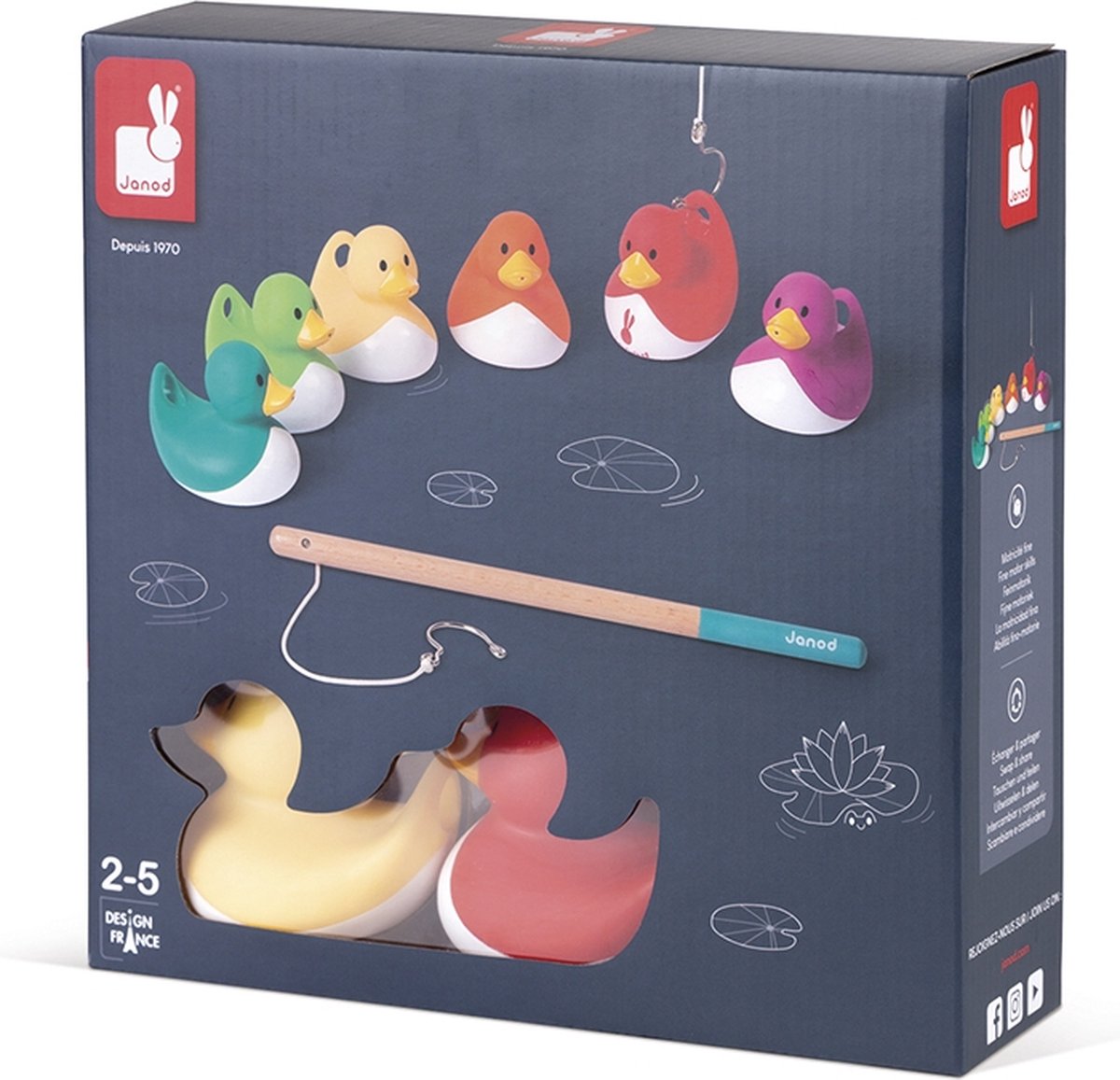 Janod - vis spel - eendjes met hengel