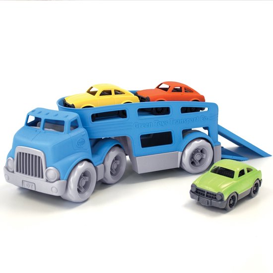 Auto transporter blauw - Green Toys