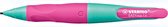 STABILO EASYergo 1.4 mm Portemine Droitier - Turquoise / Rose Fluo