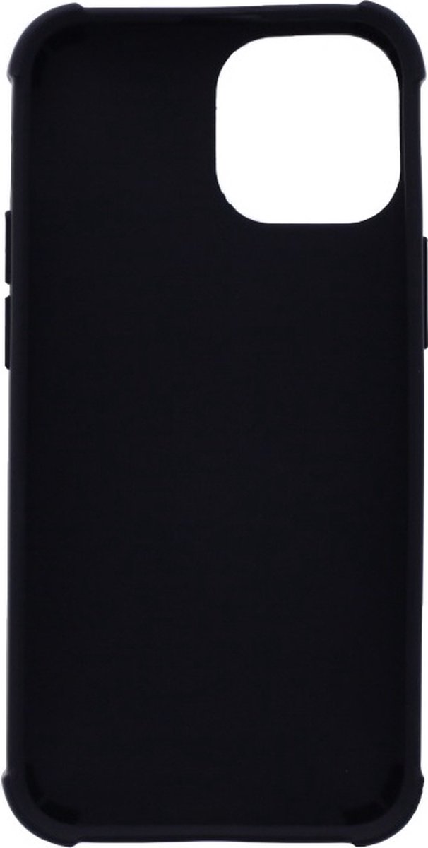 LuxeBass Hoesje geschikt voor Apple iPhone 13 Pro Max - Anti Shock - Zwart