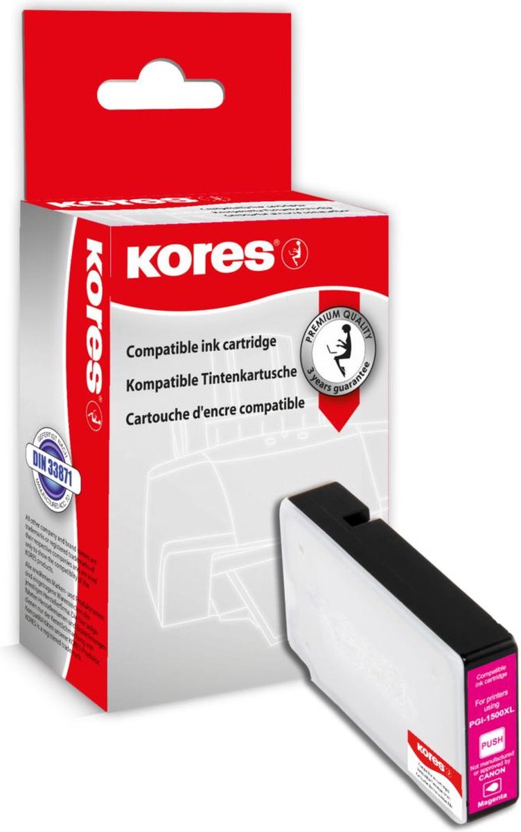 Kores G1564M inktcartridge 1 stuk(s) Compatibel Magenta