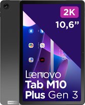 Lenovo Tab M10 Plus, 26,9 cm (10.6"), 2000 x 1200 pixels, 64 Go, 4 Go, Android 12, Gris