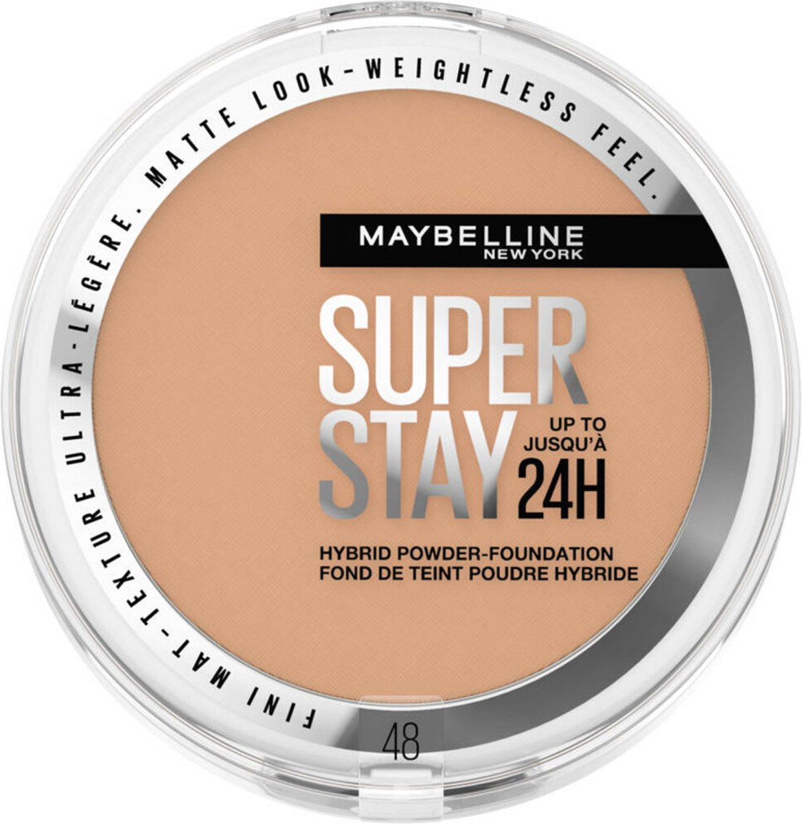 Maybelline - SuperStay 24H Hybrid Poeder Foundation 48 - 3 x 9 gr - Voordeelverpakking
