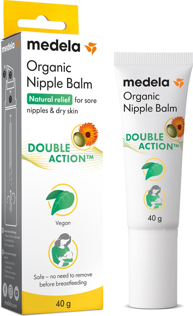 Goedkoopste Medela Organic Biologische Tepelzalf - vegan tepelverzorging - 100 natuurlijk - 40g - biologisch