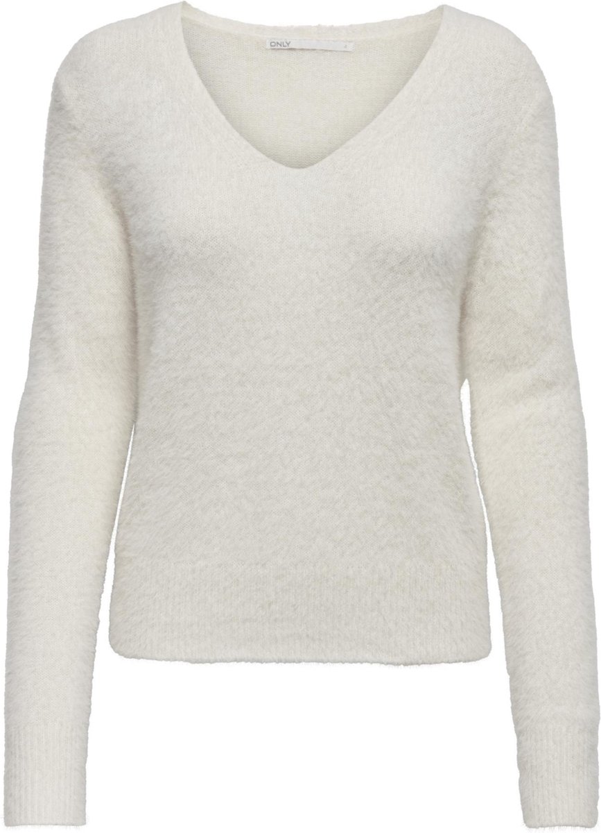 ONLY ONLELLA PIUMO LS V-NECK NCA KNT Dames Trui - Maat XL