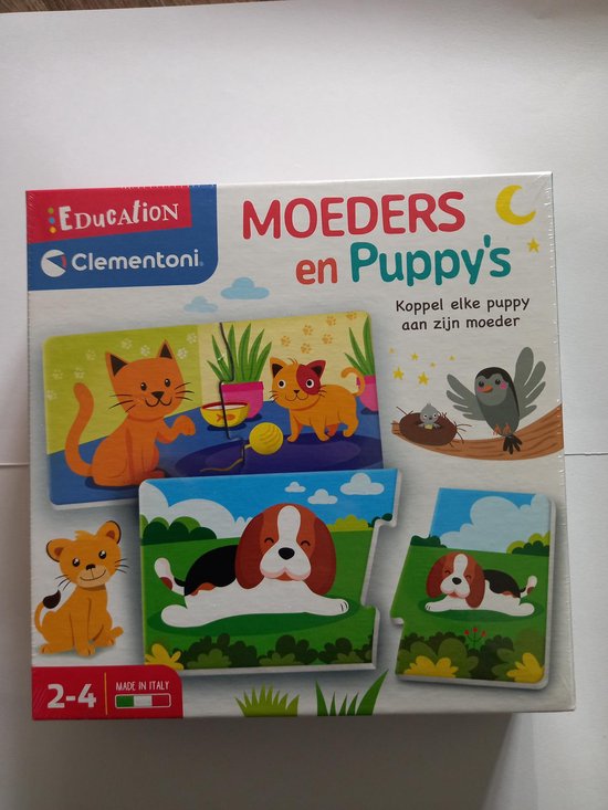 moeders en puppy's - clementoni - dieren - kind - spelen en leren van Clementoni — afbeelding 2
