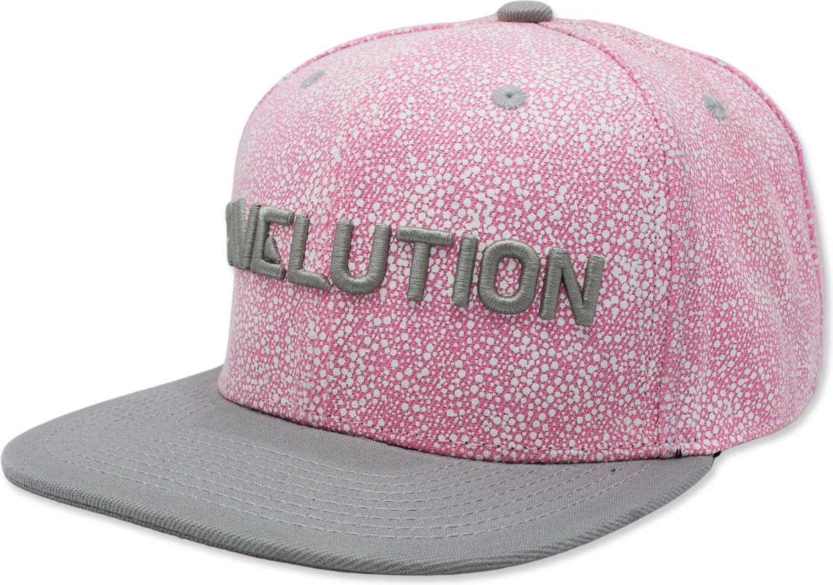 Snapback - Cap - Festival cap - Hardstyle - Hardcore - Rave - Ravelution - Roze - Grijs - Glow in the dark