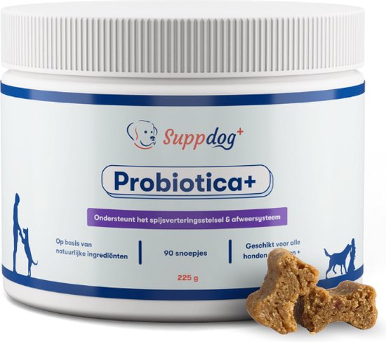 Suppdog Probiotica+ voor honden: gezonde darmsnoepjes