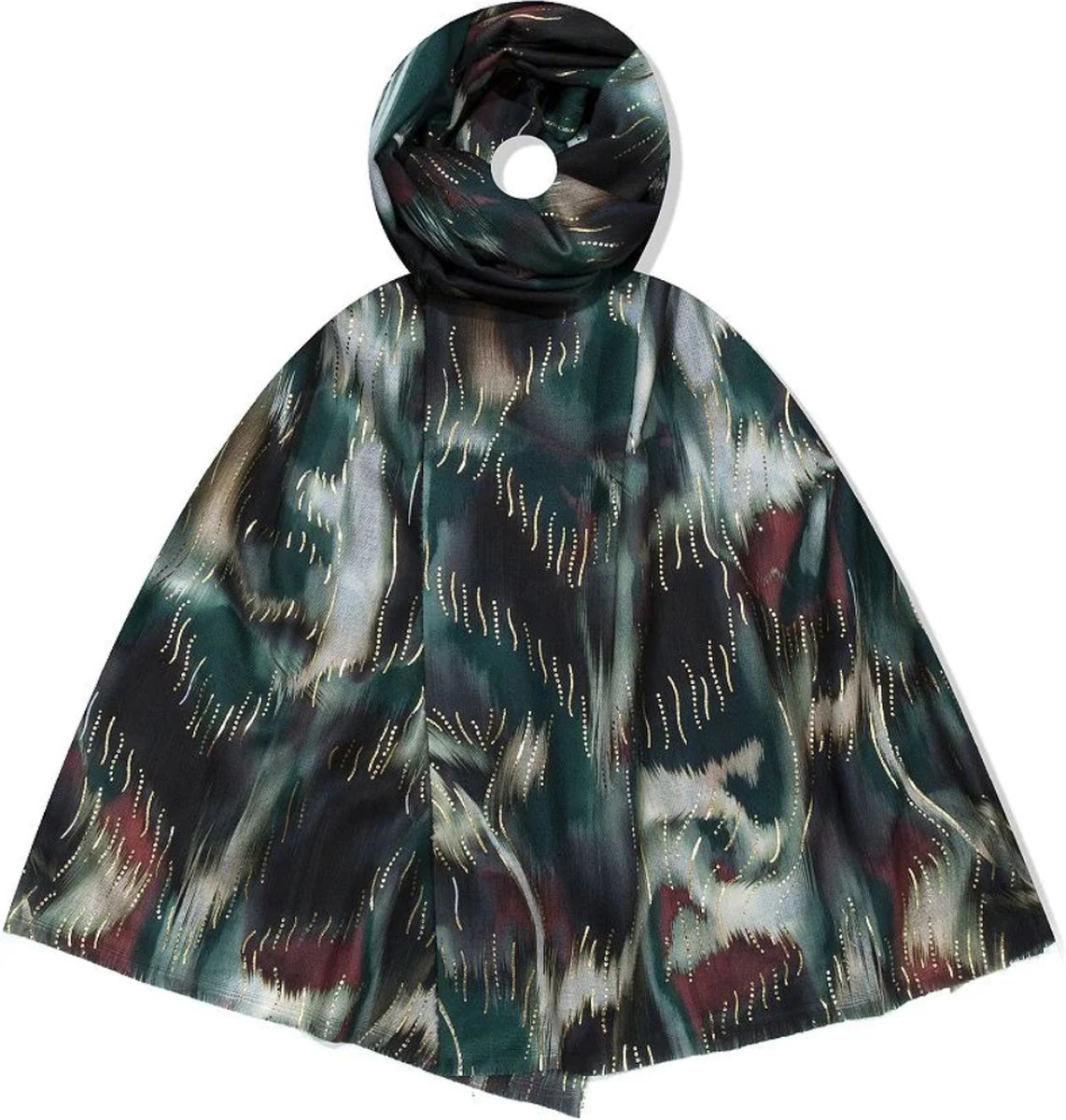 Diva Winter Sjaal - Scarf - Wintersjaal Dames - Groen