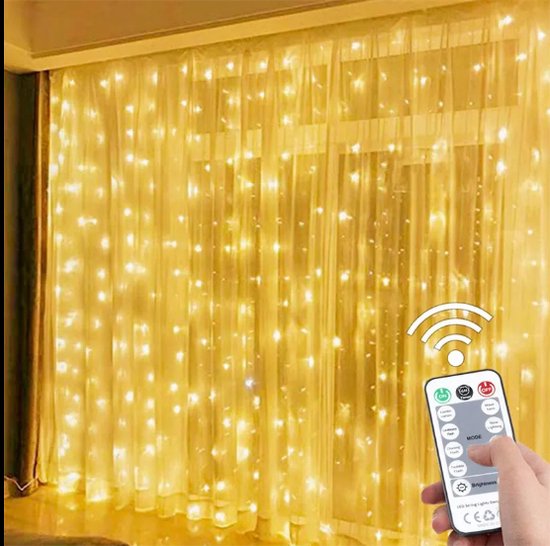 Lichtgordijn 300 LED Dimbaar