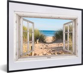 Affiche avec cadre Transparent - Plage - Mer - 60x40 cm