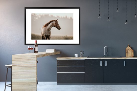 Quarter horse le matin 120x80 cm