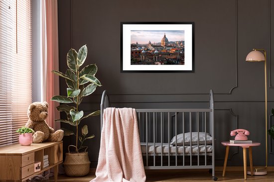 Vue depuis la Piazza del Popolo à Rome 90x60 cm