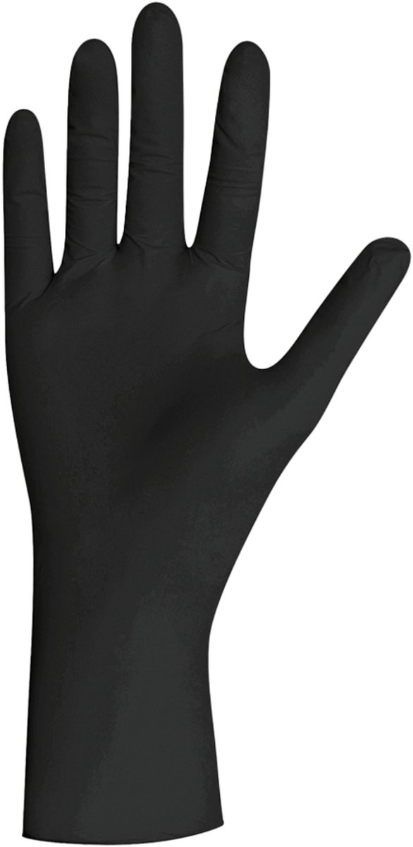 Goedkoopste Unigloves Black Pearl - nitril handschoenen - maat XL - 100 stuks