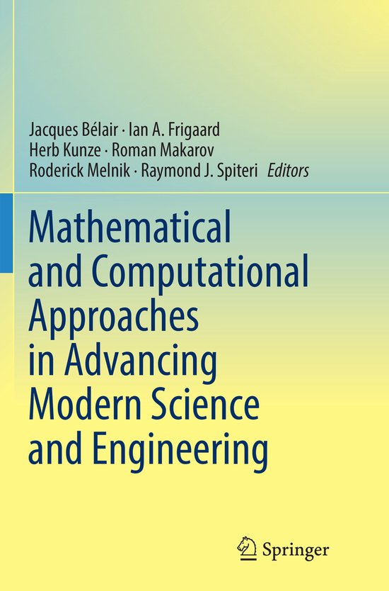 Mathematical and Computational Approaches in Advancing Moder ... - cover