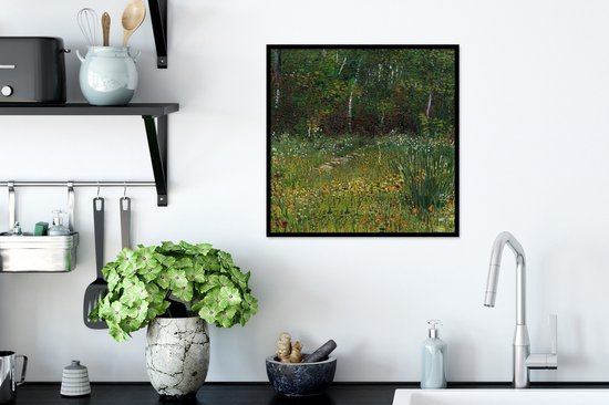 Affiche avec cadre Asnières - Vincent van Gogh - 40x40 cm