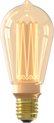 Calex Crown Series LED Lamp - E27 - Rustiek Lichtbron Goud - 3.5W - Dimbaar