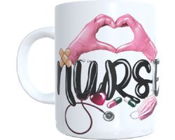 Koffie beker - thee mok - verpleegster - nurse - verpleging