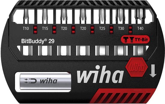 Wiha Bitset BitBuddy® TY-bit 29mm (¼″) TORX® - 9-delig - 42136