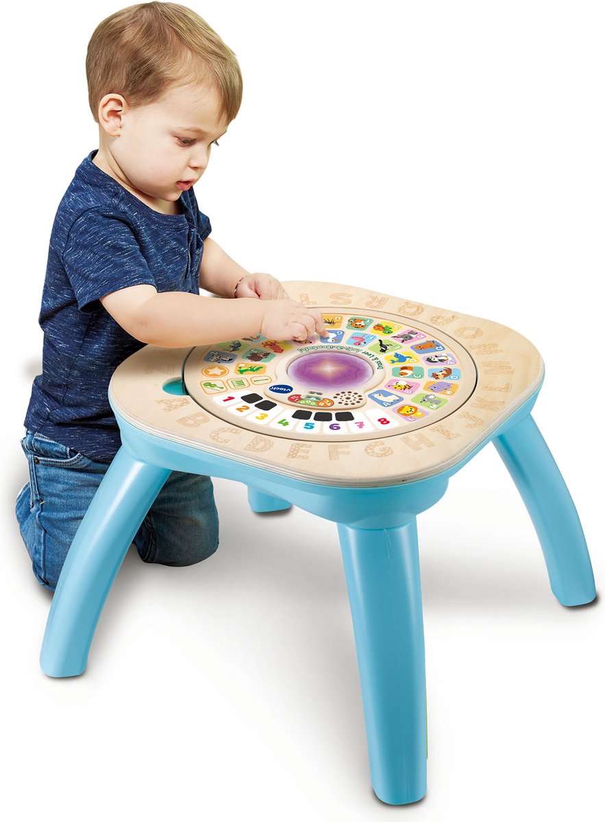 VTech Draai & Leer Speeltafel - Montessori Speelgoed - Educatief & Interactief - Activiteiten Tafel - Kindertafel met Cijfers, Letters & Meer - Vanaf 9 Maanden — afbeelding 2