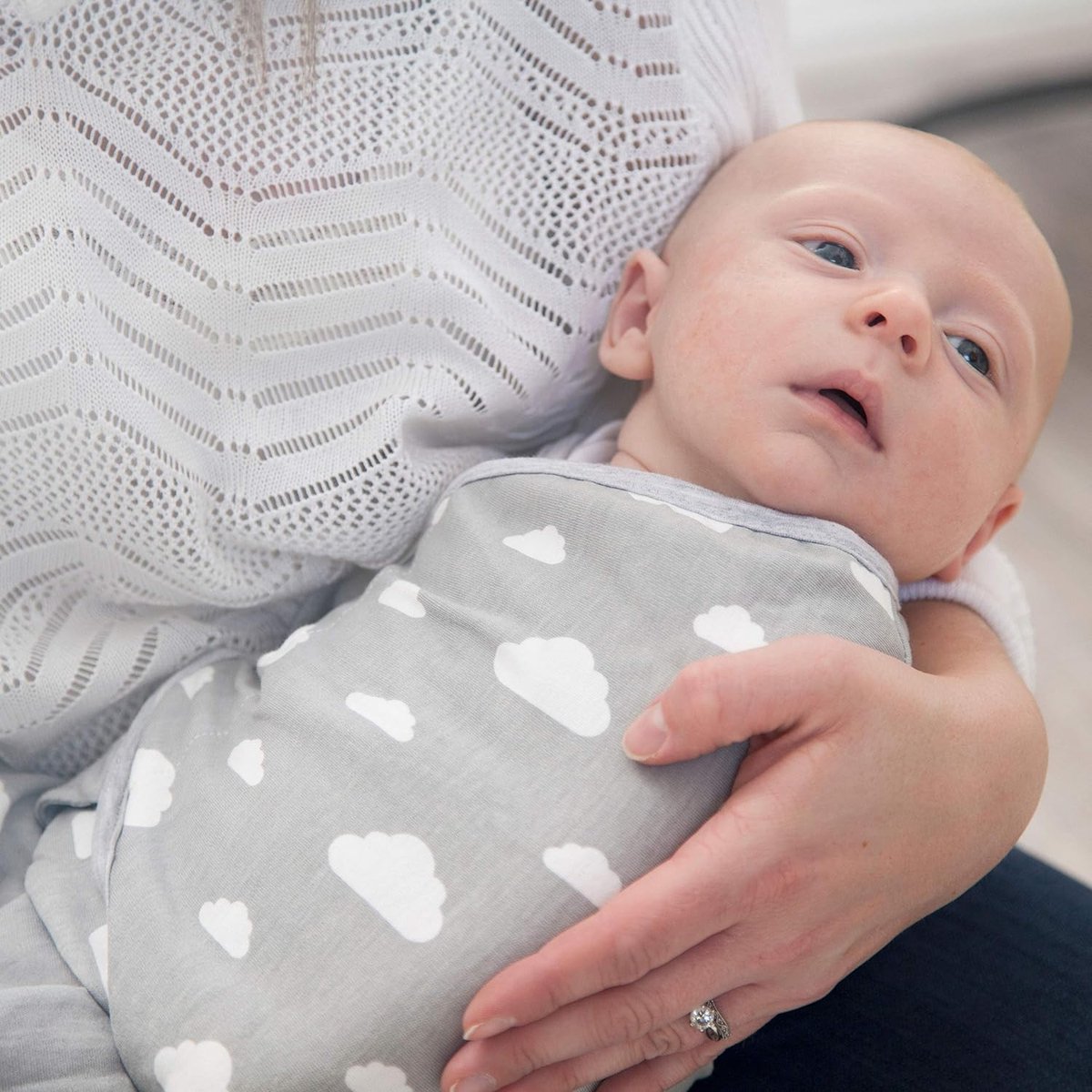 Pucksack baby 0-3 maanden baby inbakerdoek deken voor pasgeborenen met