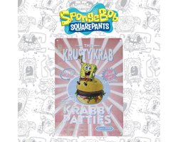 FaNaTtik SpongeBob Tin Sign Krusty Krab Tin signs