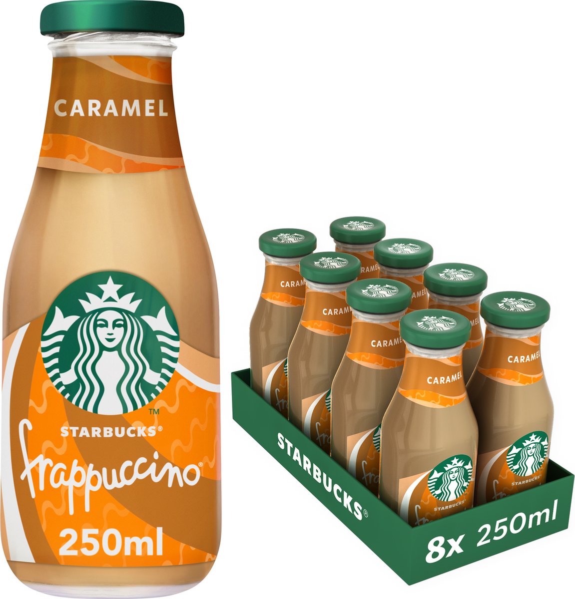 Starbucks Caramel frappuccino ijskoffie - 8 x 250ml