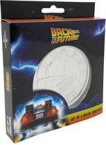 FaNaTik Metalen Onderzetters - Back to the Future - 4 Onderzetters