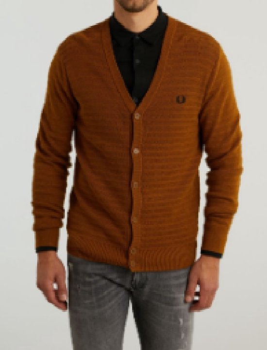 Fred Perry Chevron Cardigan Cardigan - Taille L