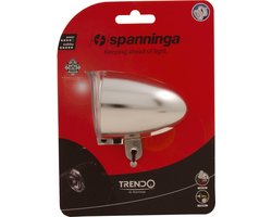 Spanninga Voorlamp Trendo Led Dynamo 5,9 Cm Zilver