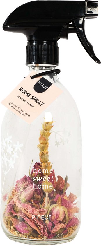Pineut ® Roomspray Elderflower Rose - Huisparfum 400ml - Maak je eigen Interieurspray - Housewarming Cadeau - Homespray - Heerlijke geur