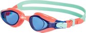 CRIVIT Zwembril S/M Turquoise/Roze - Gemakkelijk Verstelbare Hoofdband - Kinderen en Volwassenen