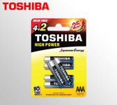 Toshiba AAA 4+2 - High Power - Value Pack