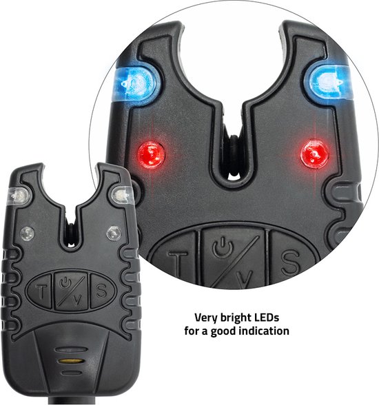 Eurocatch Accelerator 3 delige Beetmelder set - Beetverklikker - Blauwe leds van Eurocatch — afbeelding 3