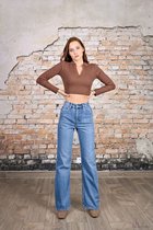 Broek Toxik3 hoge taille Slouchy mom-fit jeans