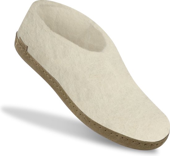 Pantoufles unisexes White Glerups A-03 - Wit - 43