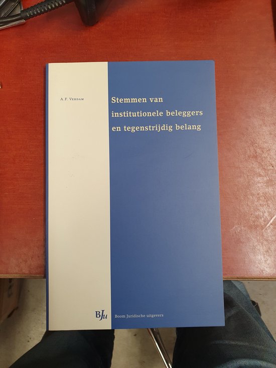 Stemmen van institutionele beleggers en tegenstrijdig belang - cover