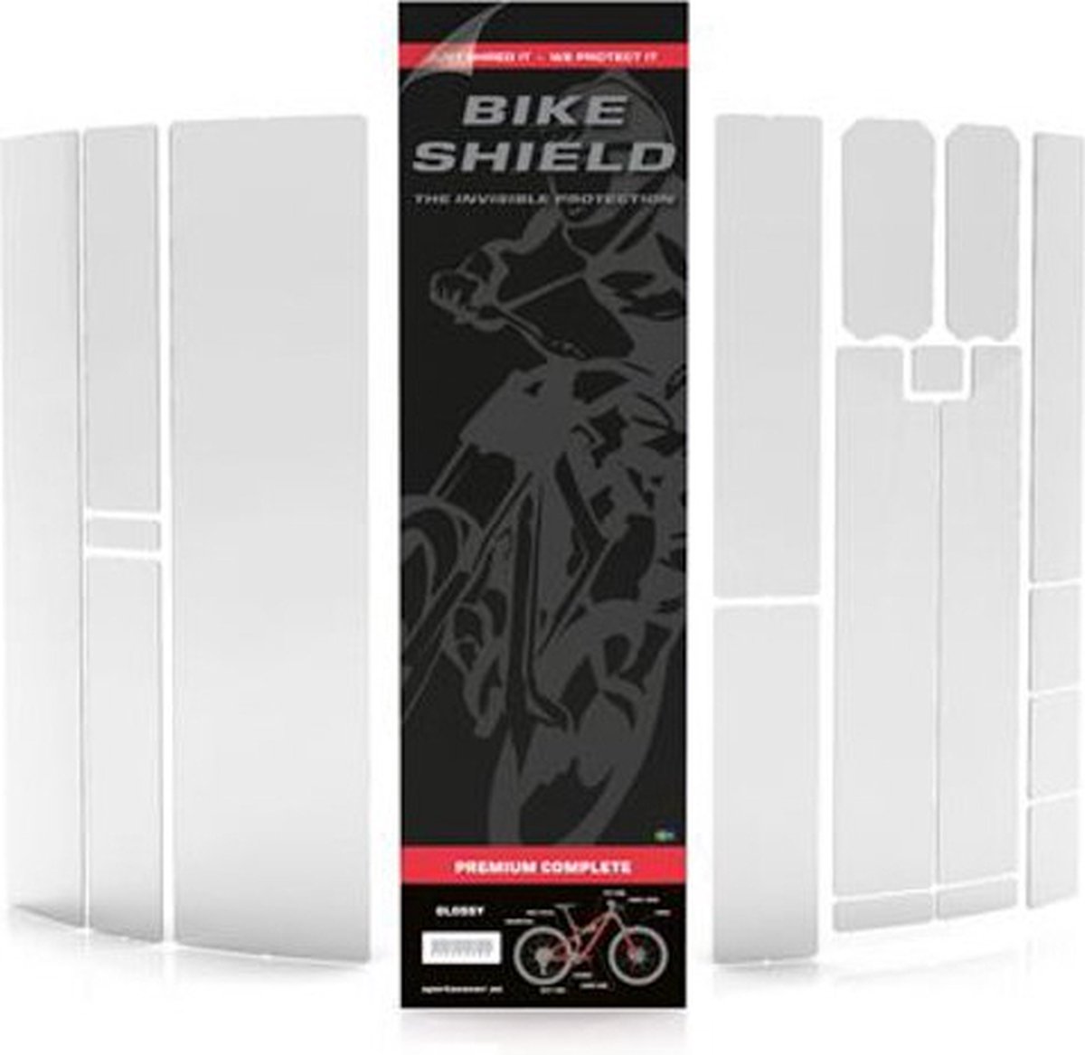 Bikeshield Premium Complete matte - framebescherming - fiets protectie sticker